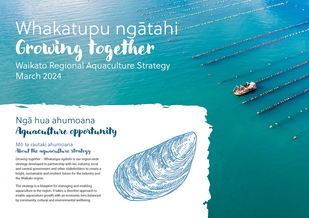 7023 Aquaculture strategy cover and map